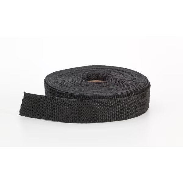 Polypropylene Webbing, 1.5 In Wide, 10 Yds, Black (4Pk), Pearl, Mfr#: M2020-002-150-10