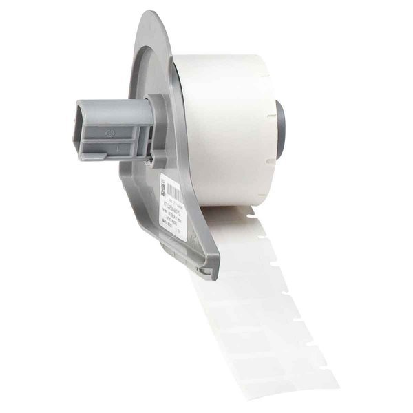 Label, 1/2 in W, Clear; White, Brady, Mfr#: M7-17-427