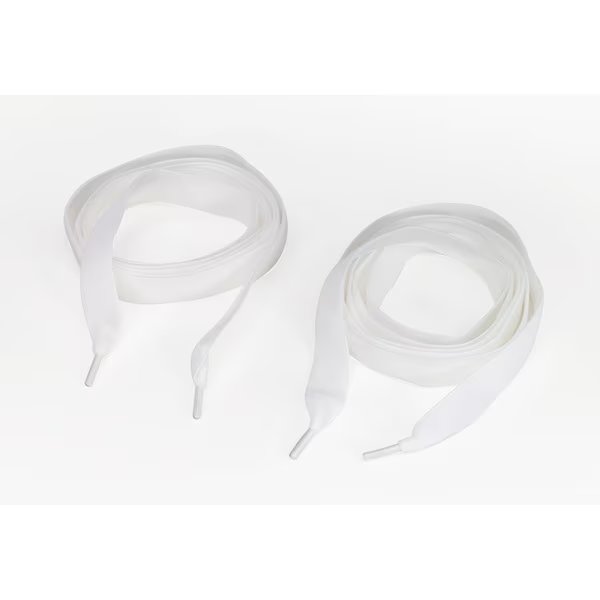 Velvet 5/8 In Tipped Laces, 60 In L, White (2Pk), Pearl, Mfr#: M8900-0000-60V