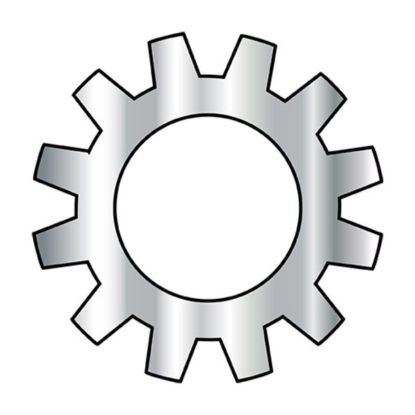 External Tooth Lock Washer, For Screw Size M5 18-8 Stainless Steel, Plain Finish, 10000 PK, EnjoyTool Select, Mfr#: MD05WEA2