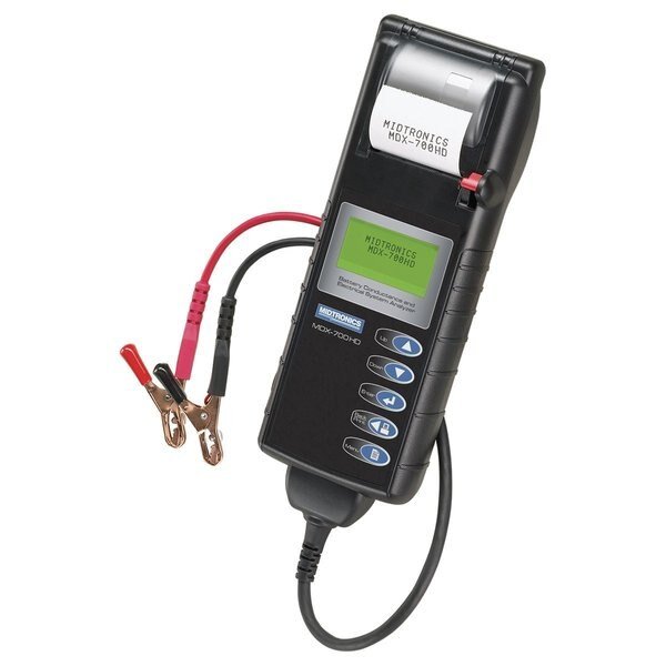 Hd Battery/System Analyzer, Integrated, Midtronics, Mfr#: MIDMDX-700P-HD