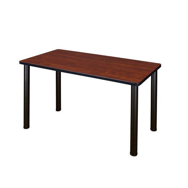 Regency Kee 42 x 24 in. Training Seminar Table- Cherry Top, Black Legs, Regency, Mfr#: MT4224CHBPBK