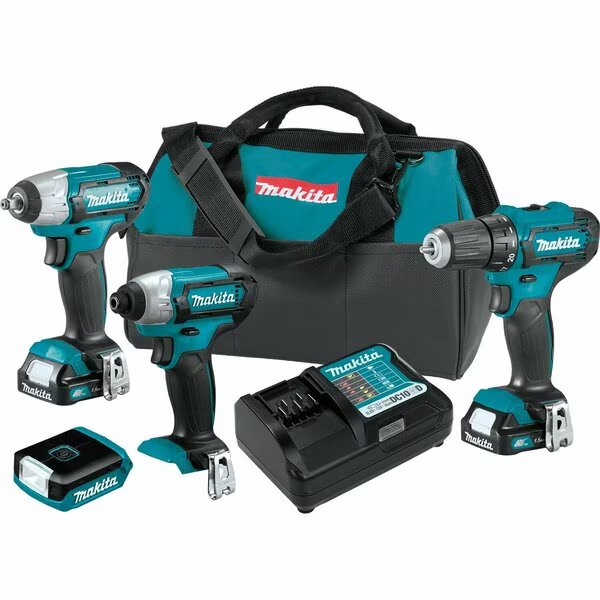 Max Cxt(R) 4-Pc. Combo Kit 12V, Makita, Mfr#: CT411