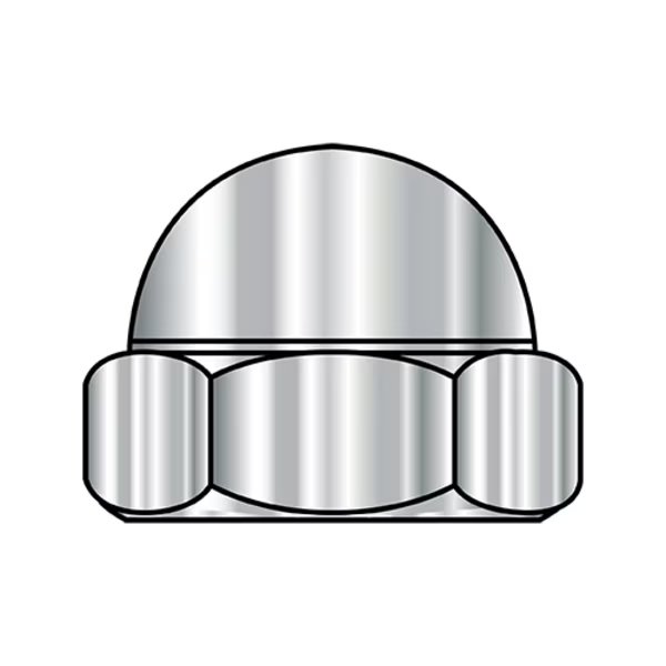 Low Crown Cap Nut, 5/16"-18, Stainless Steel, 0.385 in H, 500 PK, EnjoyTool Select, Mfr#: 31NC188
