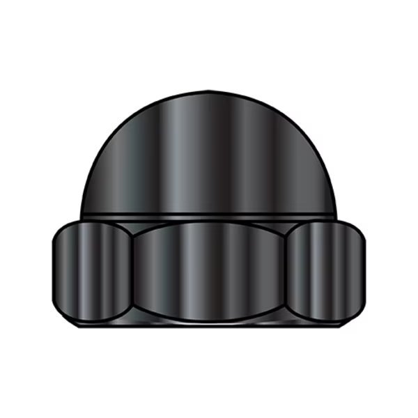Low Crown Cap Nut, #4-40, Steel, Black Oxide, 0.2 in H, 2000 PK, EnjoyTool Select, Mfr#: 04NCB