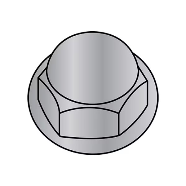 Cap Nut, 3/8"-16, Zinc Alloy, 17/32 in H, 500 PK, EnjoyTool Select, Mfr#: 37NCWA