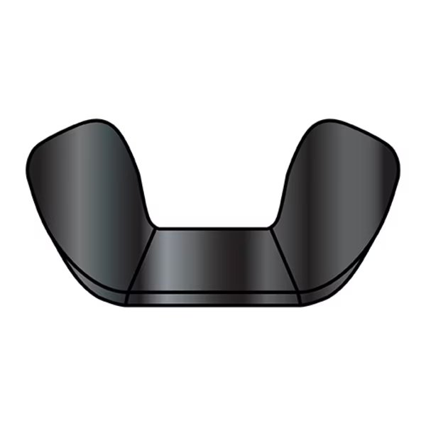 Wing Nut, 1/4"-20, Steel, 0.57 in Ht, 1.10 in Max Wing Span, 2000 PK, EnjoyTool Select, Mfr#: 14NWCB
