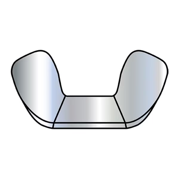 Wing Nut, 5/8"-11, Steel, 1.44 in Ht, 2.76 in Max Wing Span, 125 PK, EnjoyTool Select, Mfr#: 62NWC
