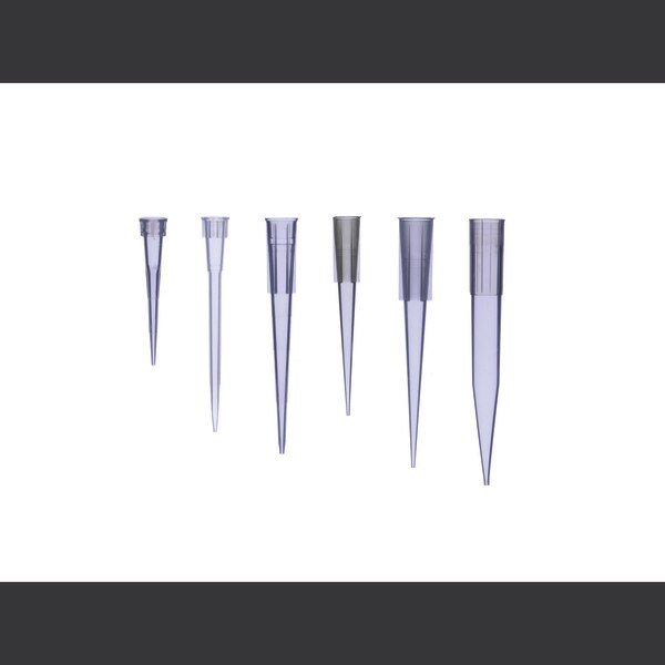 Micropipette Tips, Low Retention, PK 1000, United Scientific, Mfr#: P10001