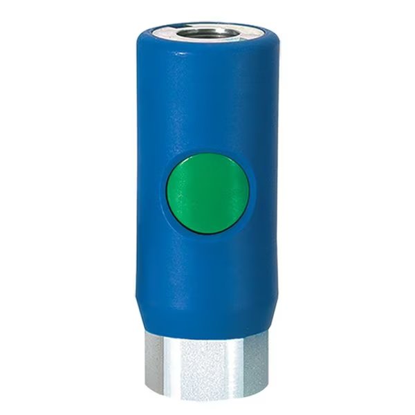 High Flow 1/4"Female Flow Euro Style Coupler, Prevost, Mfr#: PRVERC071201