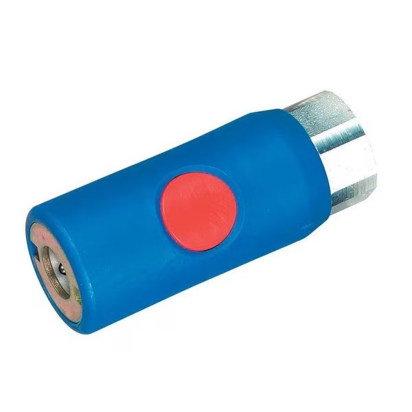 Female Truflate Style Safety Coupler, 1/4", Prevost, Mfr#: PRVURC061201