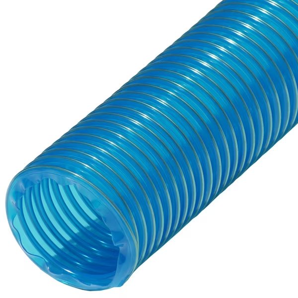 "PVC Flexduct" General Purpose - 2" ID x 12' (Fully Stretched) - Blue, Rubber-Cal, Mfr#: 01-203