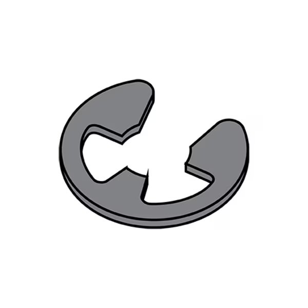 External-E E-Clip, Steel Black Phosphate Finish, 0.625 in Shaft Dia, 2000 PK, EnjoyTool Select, Mfr#: 62REBP