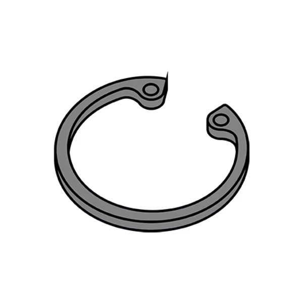 Internal Retaining Ring, Steel, Black Phosphate Finish, 2.688 in Bore Dia., 100 PK, EnjoyTool Select, Mfr#: 268RIBP