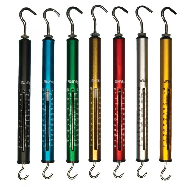 Aluminum Spring Scale, 5000G / 50N, Gold, United Scientific, Mfr#: SB5000-A