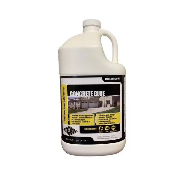 1 gal. White, Dries to Clear Concrete Glue, Sakrete, Mfr#: sakrete