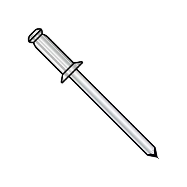 Blind Rivet, Countersunk Head, 1/8 in Dia., 0.40 in L, Stainless Steel Body, 10000 PK, EnjoyTool Select, Mfr#: SSCS44