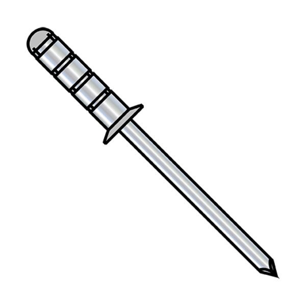 Blind Rivet, Countersunk Head, 3/16 in Dia., 0.430 in L, Steel Body, 5000 PK, EnjoyTool Select, Mfr#: SF48110K