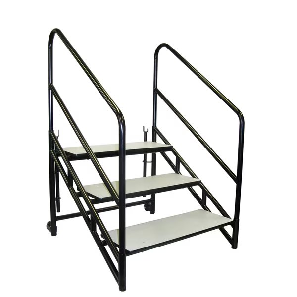 Steps for 32" Height Stages, Three 8"H Step Unit, National Public Seating, Mfr#: STP32