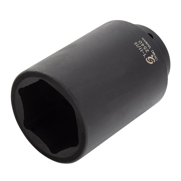 1/2" Drive Impact Socket 6, Sunex, Mfr#: 254D
