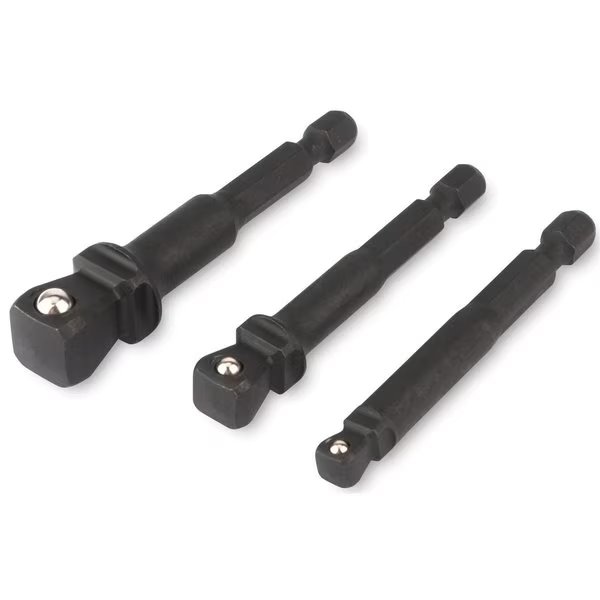 Impact Wobble Socket Adapter Set, 3 pcs., Titan, Mfr#: 49003