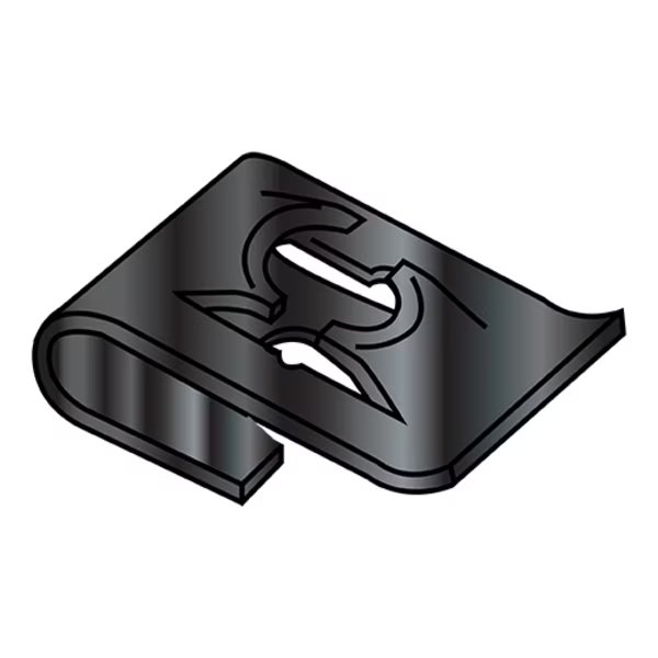 Spring Nut, #10, J Shape, Steel, Black Phosphate Finish, 1000 PK, EnjoyTool Select, Mfr#: 215079