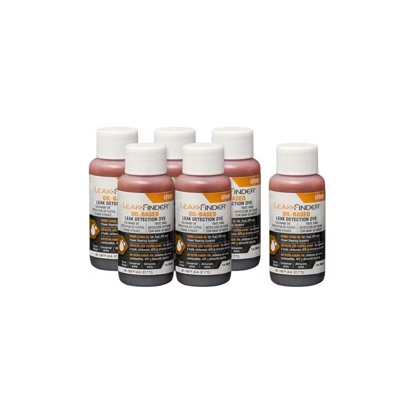 Leakfinder, 6/1-oz., 30 mL, Bottle, Oil D, Tracer Products, Mfr#: LF2001