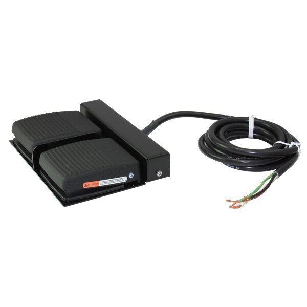 Gnrl Prps Foot Swtch, Momentary Action, Linemaster, Mfr#: TWIN 971-SMC48