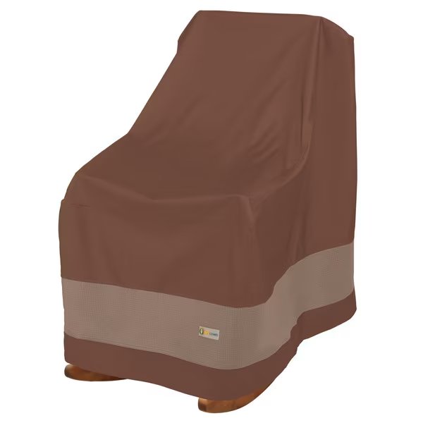 Ultimate Brown Patio Rocking Chair Cover, 28"W x 33"D x 40"H, Duck Covers, Mfr#: UPR303540