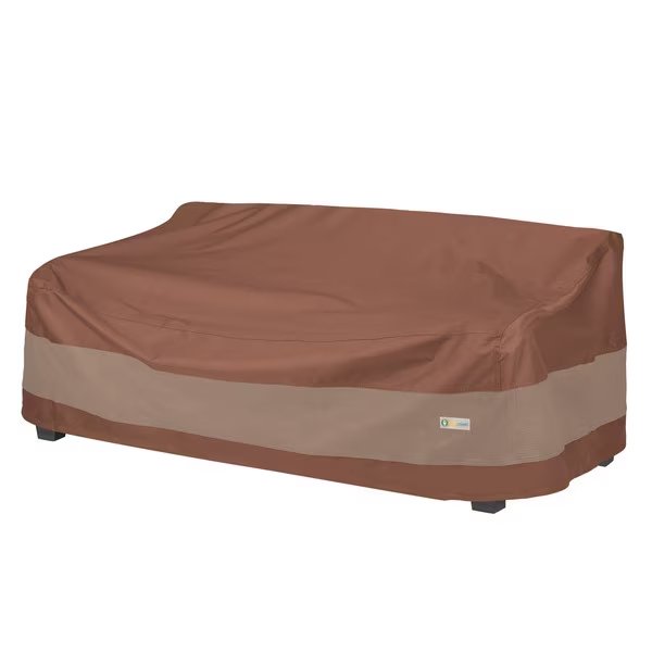 Ultimate Mocha Patio Sofa/Loveseat Cover, 87"W x 37"D x 35"H, Duck Covers, Mfr#: USO873735