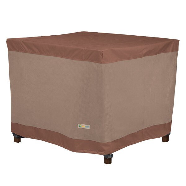 Ultimate Brown Patio Table Cover, 40"W x 40"D x 24"H, Duck Covers, Mfr#: UST424232