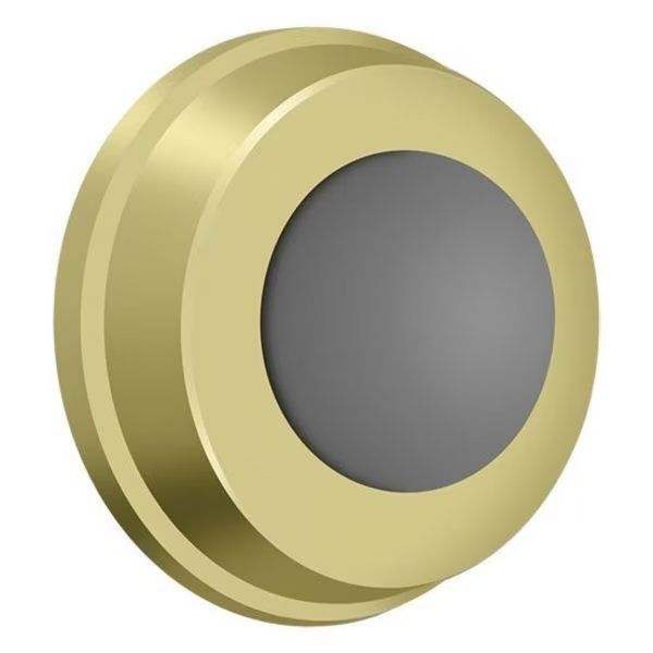 Flush Bumper 1" Diameter Bright Brass, Deltana, Mfr#: WB100U3