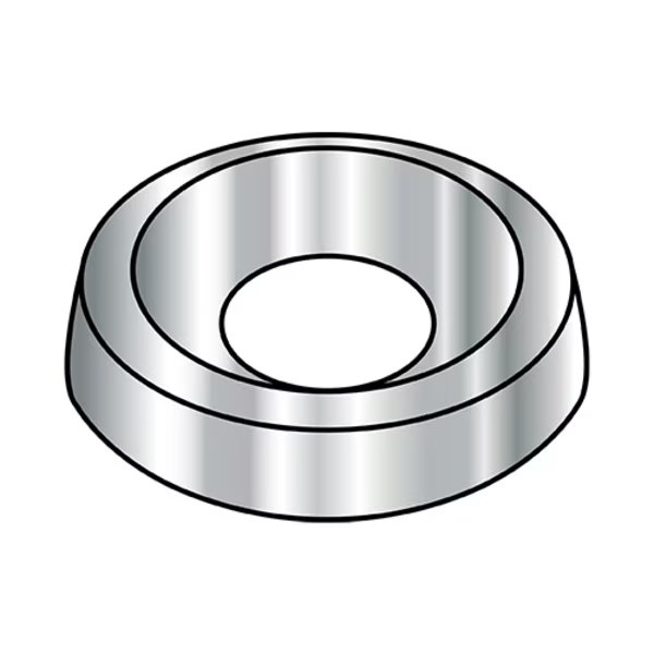 Countersunk Washer, Fits Bolt Size #4 Stainless Steel, Plain Finish, 10000 PK, EnjoyTool Select, Mfr#: 04WC188