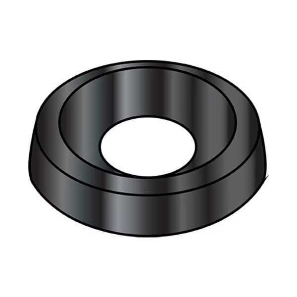 Countersunk Washer, Fits Bolt Size 1/4" Steel, Black Oxide Finish, 2500 PK, EnjoyTool Select, Mfr#: 14WCB