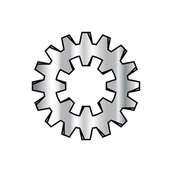 Internal/External Tooth Lock Washer, For Screw Size 1/2 in 18-8 Stainless Steel, Plain Finish, EnjoyTool Select, Mfr#: 50WEI188