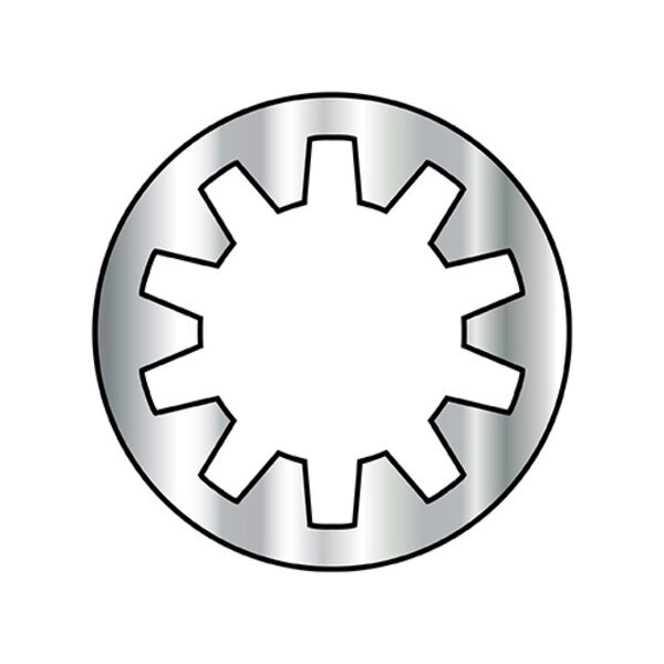Internal Tooth Lock Washer, For Screw Size #2 Stainless Steel, Plain Finish, 10000 PK, EnjoyTool Select, Mfr#: 02WI410