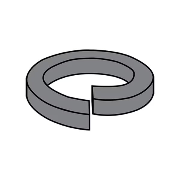 Split Lock Washer, For Screw Size 3/8 in Steel, Plain Finish, 5000 PK, EnjoyTool Select, Mfr#: 37WSH