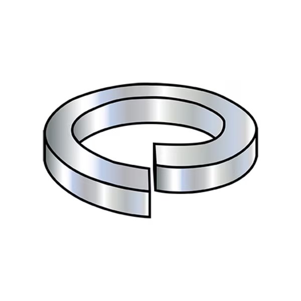 Split Lock Washer, For Screw Size #12 Steel, Zinc Plated Finish, 10000 PK, EnjoyTool Select, Mfr#: 12WS