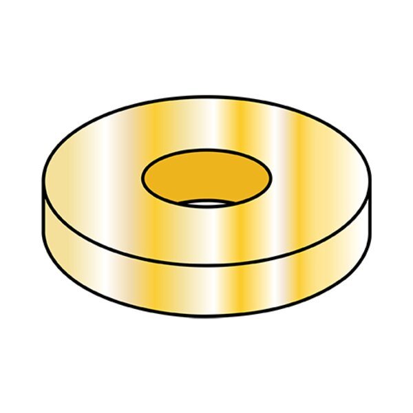 Flat Washer, For Screw Size 1" , Steel Zinc Yellow Finish, 100 PK, EnjoyTool Select, Mfr#: 100WUSSH