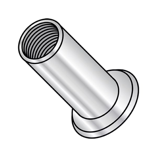 Rivet Nut, #10-32 Thread Size, 0.396 in - 0.406 in Flange Dia., .626 in - .656 in L, Aluminum, EnjoyTool Select, Mfr#: XA-11180