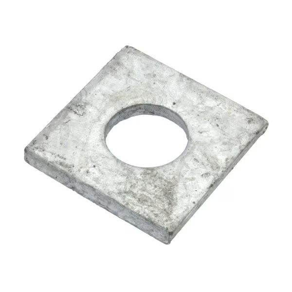Square Washer, Fits Bolt Size 7/8 in Low Carbon Steel, Galvanized Finish, EnjoyTool Select, Mfr#: Z8960G