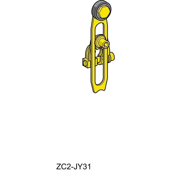 Limit Switch Lever, Telemecanique Sensors, Mfr#: ZC2JY31