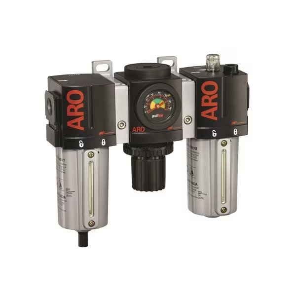 Filter/Regulator/Lubricator, 1/2", NPT, Aro, Mfr#: C38341-801