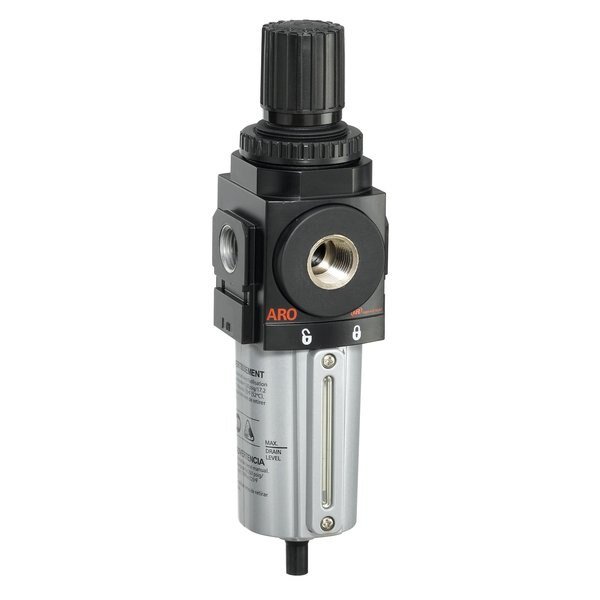 FRL Piggyback, 1/2", NPT, 172 scfm, Aro, Mfr#: P39344-110