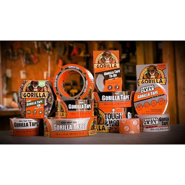 Duct Tape, Silver, 27.4 m Tape L, Gorilla Glue, Mfr#: 105634