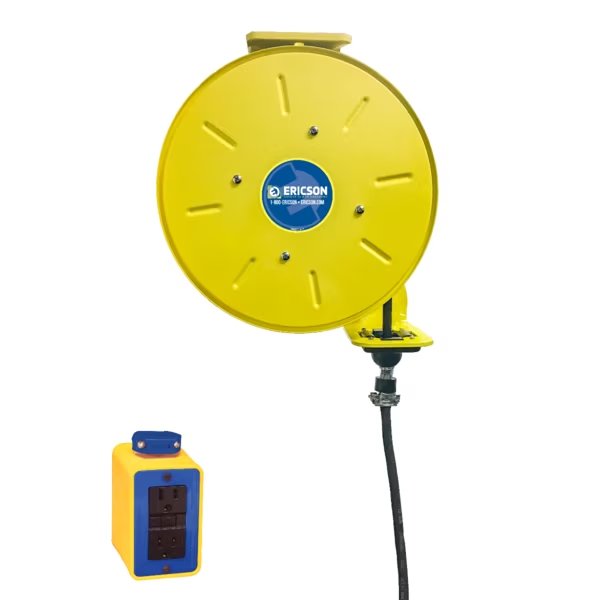 CBL RL, 25FT 12/3 SJOW W/BX, (2)5-20 RCP, Ericson, Mfr#: 4123-25-B20
