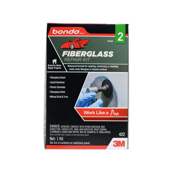 BondoFiberglass Res"Repair Kit, 00422, PK6, Bondo, Mfr#: 422