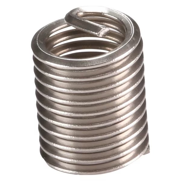 Tanged Helical Insert, Screw-Locking, M8-1.25 Thrd Sz, Nitronic 60, 100 PK, Stanley Engineered Fastening, Mfr#: A1084-8EN160
