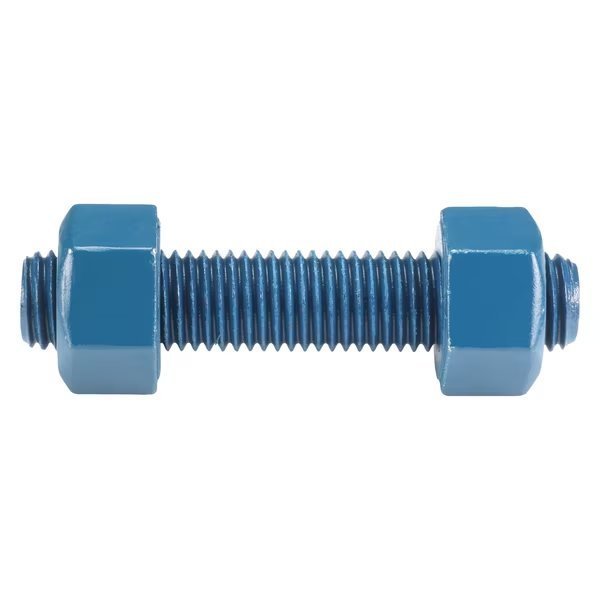 Threaded Stud, Fluoropolymer Coated Finish, 30 PK, Usa Fastener, Mfr#: B7-.75-4-30