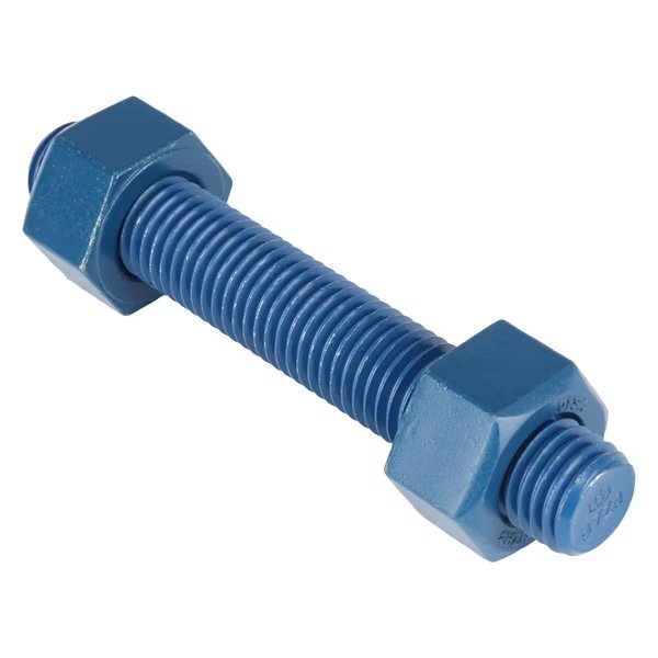 Threaded Stud, Fluoropolymer Coated Finish, 30 PK, Usa Fastener, Mfr#: B7-.75-5-30